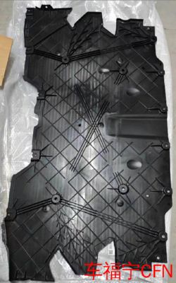 테슬라 모델 S/X 2021 ABS 플라스틱을 위한 검은색 후방 에어로 쉴드