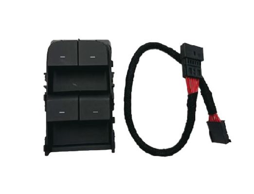 테슬라 드라이버 사이드 윈도 스위치 매트 블랙 와이어 1081037-02-G