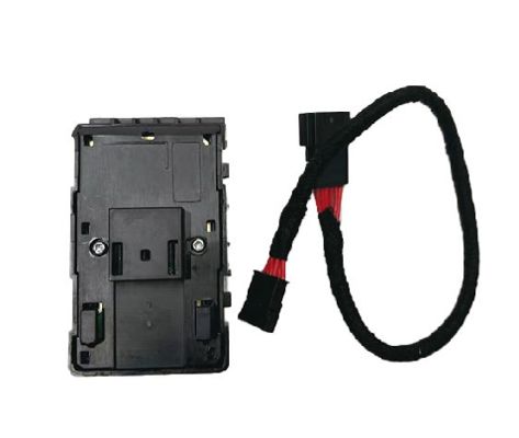 테슬라 드라이버 사이드 윈도 스위치 매트 블랙 와이어 1081037-02-G