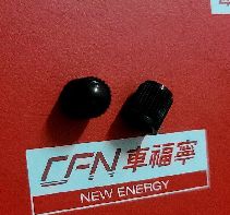 테슬라 모델 3/Y/X/S TPMS 먼지 캡 - 검은색 플라스틱 밸브 스템 커버