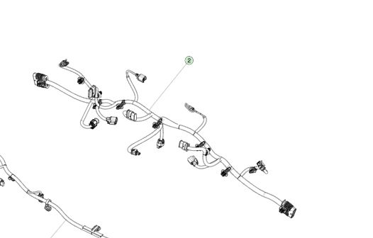 테슬라 모델 3 2020 FEM 허니스 어셈블리 1567961-00-A 검은색
