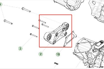 테슬라 모델 X 토크 리액션 암 1500 N*m SDU-F 2015-2021