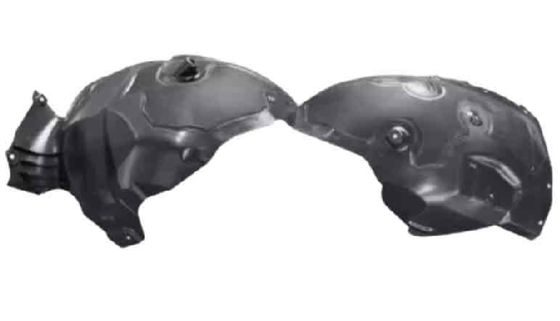 테슬라 모델 3 2023+ 전면 좌측 휠 라이너 170x80x35mm 블랙 플라스틱