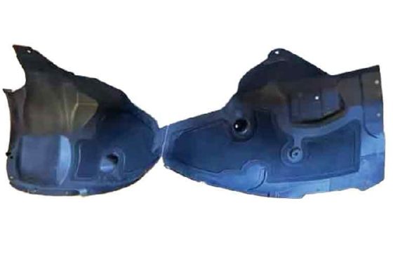 테슬라 모델 3 2023+ 전면 좌측 휠 라이너 170x80x35mm 블랙 플라스틱