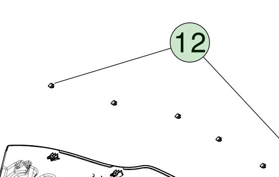 6MM 테슬라 모델 X 좌측 2R IB/OB 사이드 쉴드 어셈블리용 엣지 클립 1496105-00-B