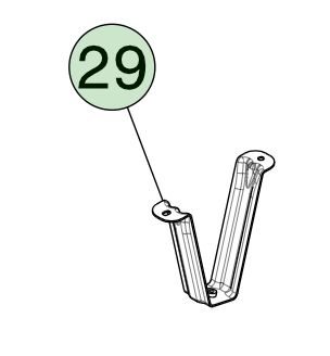 높은 내구성 테슬라 모델 X (2015-2021) OEM 부품 1049739-00-G용 왼쪽 손 트렁크 브래킷 조립